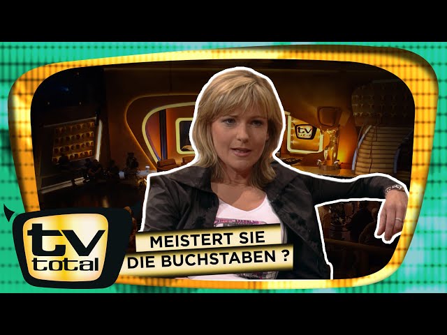 Barbara Eligmanns Buchstabierkünste | TV total | Folge 557 (2004)