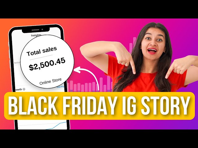 Trending Black Friday Instagram Story idea to get more sales