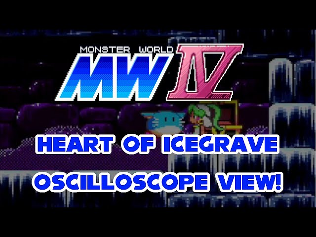 Monster World IV (GEN/MD) - Heart of Icegrave - In Oscilloscope View!