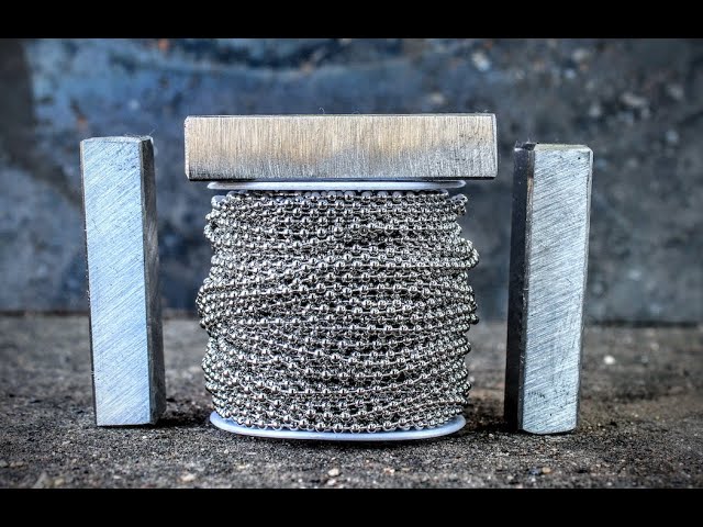Forging Knife From Ball Chain And 52100 Steel
