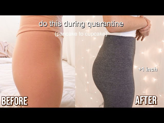 BUBBLE BUTT CHALLENGE (results in one week!) | HOW TO GROW YOUR GLUTES at home 🍑