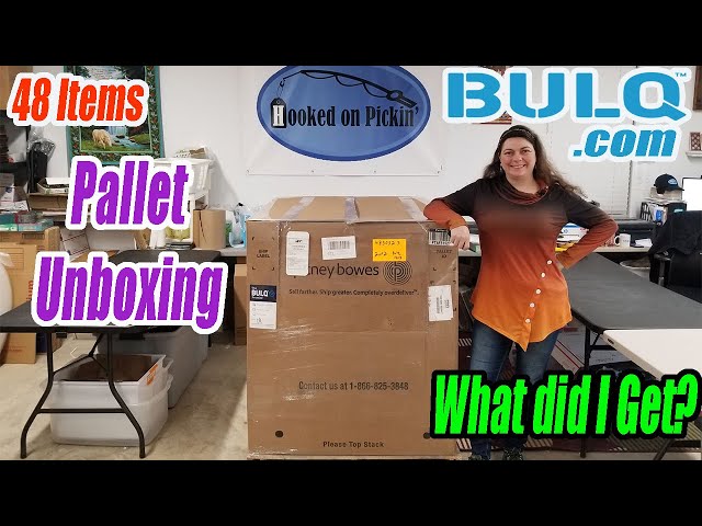 Bulq.com Pallet Unboxing - Uninspected Returns - 48 Items - What did I get? Online Re-seller!