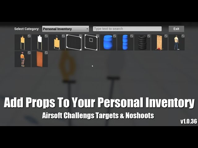 Practisim Designer Patch 36 - Personal Inventory & Airsoft Challenge Targets