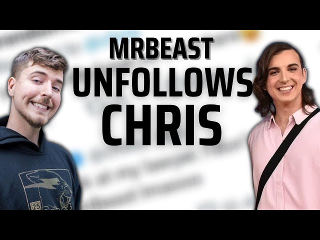 MrBeast UNFOLLOWED Chris Tyson on Instagram!