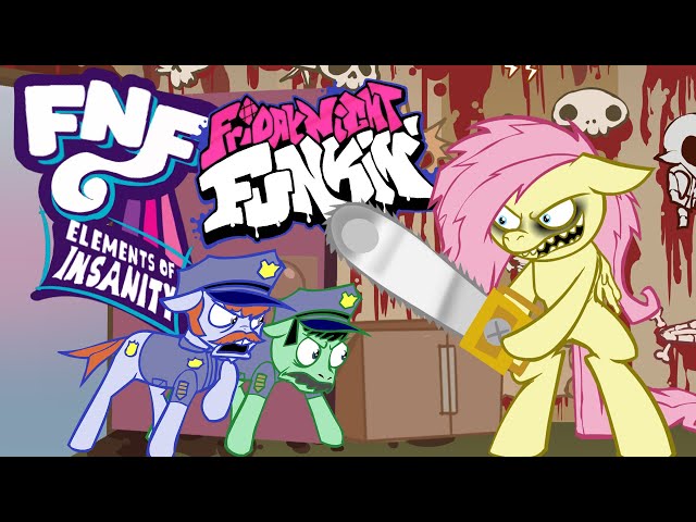 Friday Night Funkin' VS Fluttershy - Elements Of Insanity (SHED UPDATE!!!) (FNF Mod/My Little Pony)