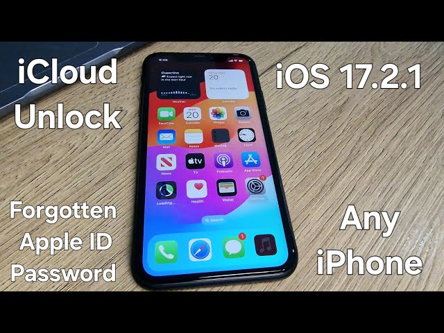 iOS 17.2.1 iCloud Unlock iPhone 4,5,6,7,8,X,11,12,13,14,15 Forgotten Apple ID and Password✔️
