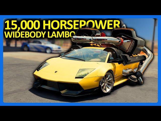 I Built a 15,000 Horsepower Lamborghini Murcielago in Car Mechanic Simulator