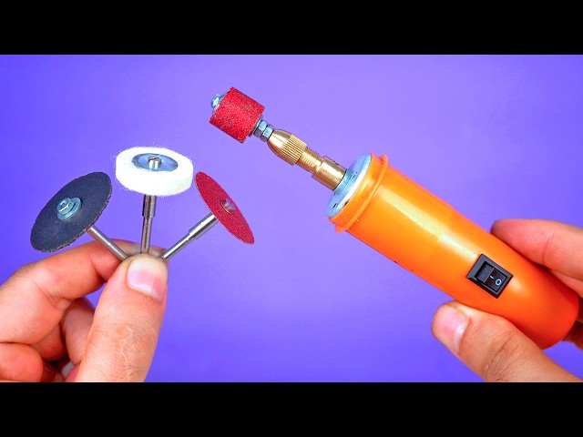 Make Amazing Accessories for Mini Drill with Recycled Materials