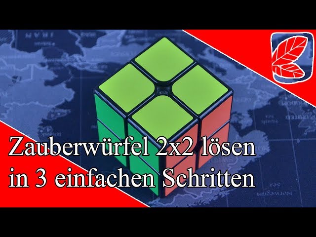 Zauberwürfel 2x2 lösen in 3 Schritten (Deutsch)
