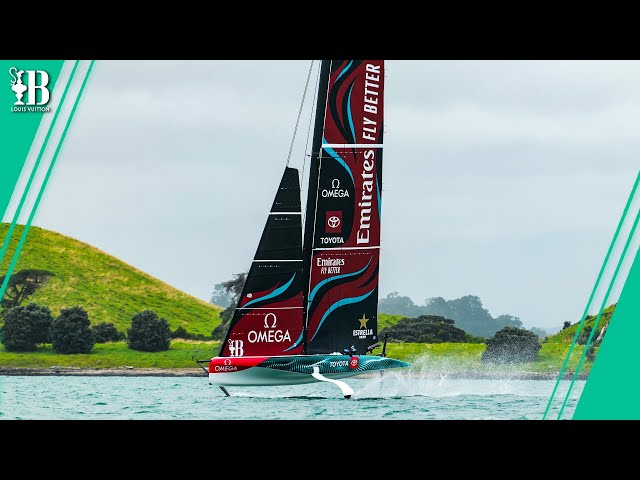 Go Up-Range Foil Testing by Kiwis | Day Summary - 19th January | America's Cup
