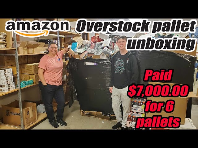 Unboxing a pallet of Amazon Overstock - Pet items, Clothing, Toys and more
