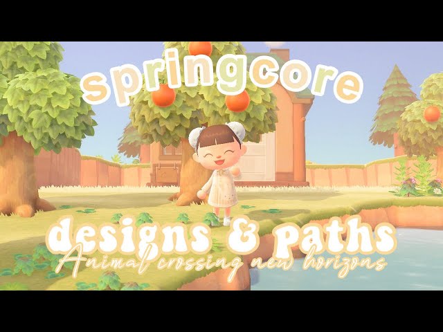 100+ springcore paths and designs pt. 1 🧸 acnh