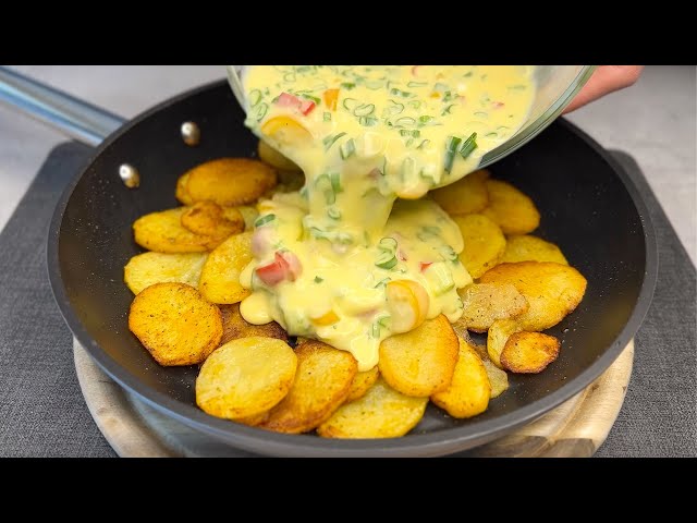 The most delicious potato recipe! You will do it every day! So easy and quick recipes!