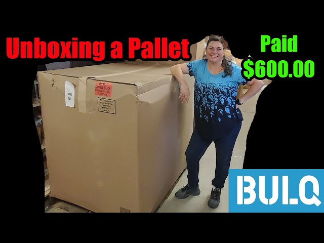 Unboxing a Bulq.com Liquidation pallet of Uninspected returns - I paid $600.00 What will I make?