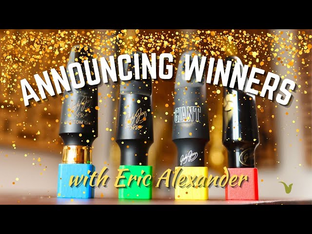 Announcing Contest Winners with Eric Alexander Live Q+A