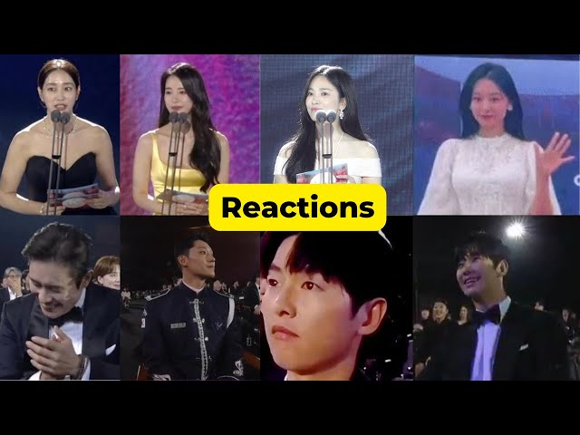 Male stars' reactions when they see their wives or lovers on the Baeksang 2024 stage