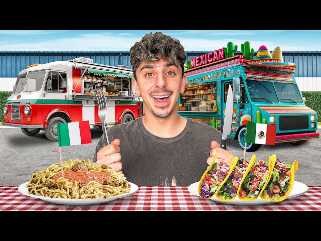 Eating at Food Trucks from Around the World!