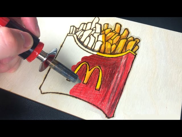 How to Wood Burn McDonald's French Fries