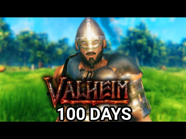 I Spent 100 Days in Valheim and Here's What Happened (Modded 2024)