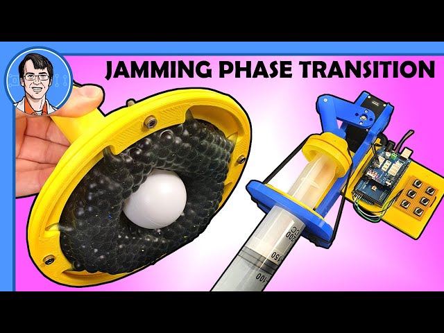 Experimental Jamming 'Beanbag' Robot Gripper