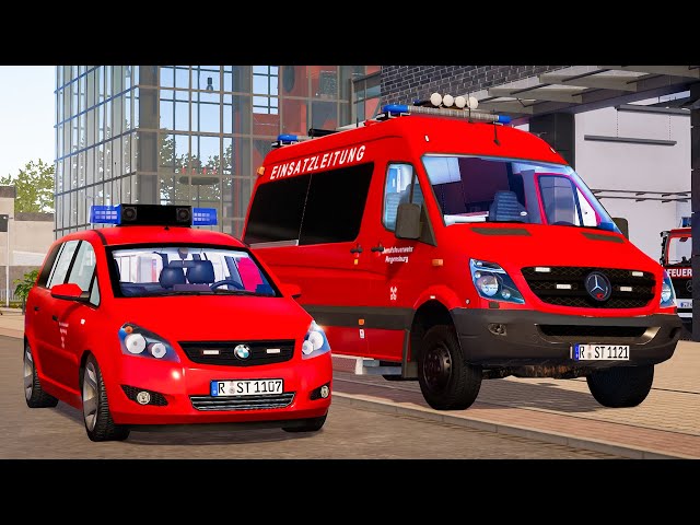 Emergency Call 112 - Bayern Firefighters, Ambulance Responders on Duty! 4K
