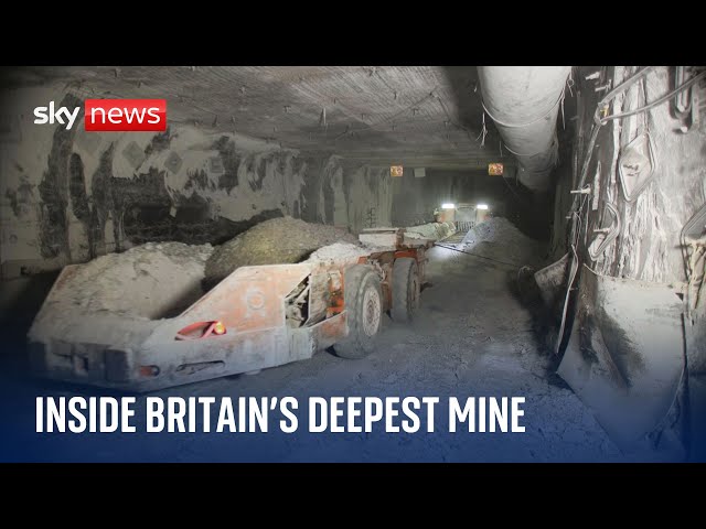 Inside Britain’s deepest mine
