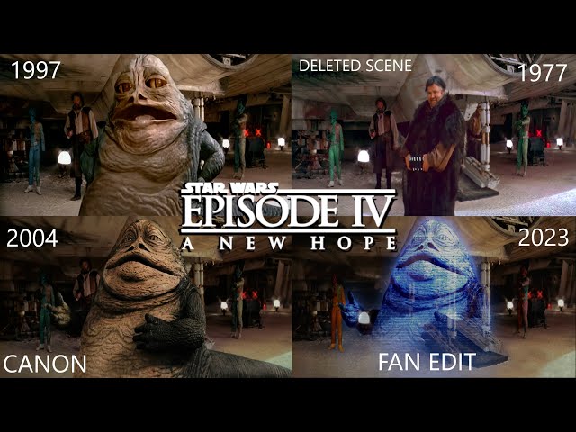 Jabba's First Scene | 1977 - 2023 | A New Hope Comparison.
