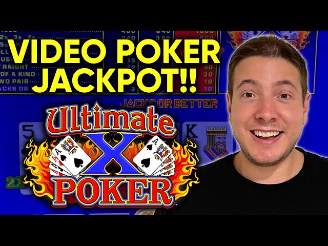 Awesome JACKPOT HANDPAY On Ultimate X Video Poker!