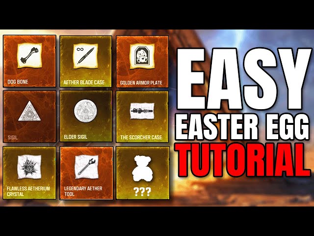 MW3 Zombies - ULTIMATE DARK AETHER EASTER EGG GUIDE!!! (Best Schematics)
