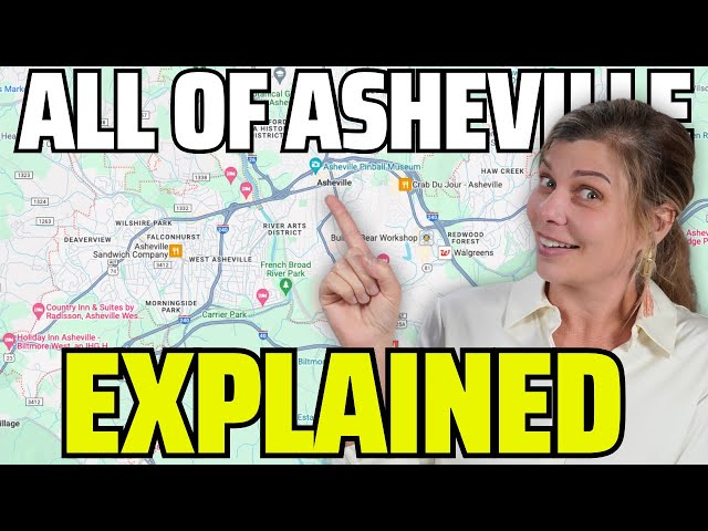 Map TOUR of Asheville NC - Where Should You Live in North Carolina?