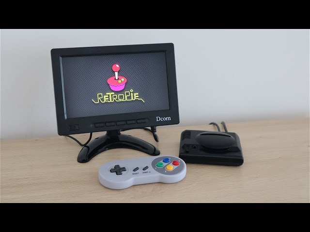 Mini Sega Genesis Console Powered By A Raspberry Pi 4 Running RetroPie