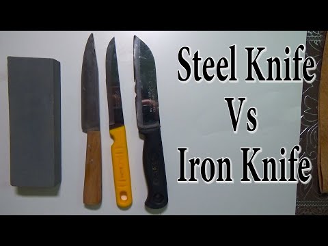 Steel Ki Churi Best Hai Ya Lohay Ki || Steel Knife Vs. Iron Knife