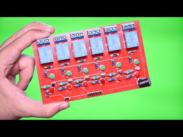 Make Your Own 6 Channel RELAY MODULE Under 1$ Only Using High Quality PCB