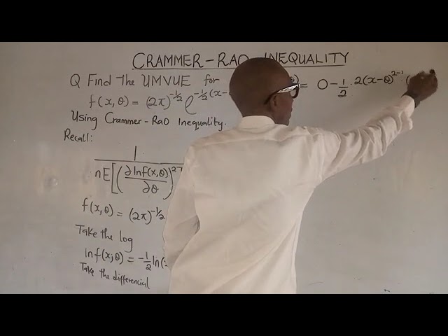 Normal Distribution Crammer Rao inequality