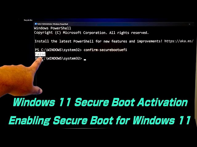 Windows 11 Secure Boot Activation – Enabling Secure Boot for Windows 11
