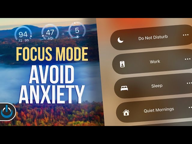 Focus Modes: The Solution To Notification-sanity