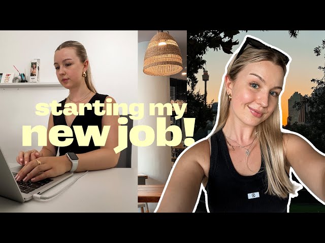 SETTLING INTO SYDNEY | content creation tips, work events & moving apartments! 👩🏼‍💻🏡