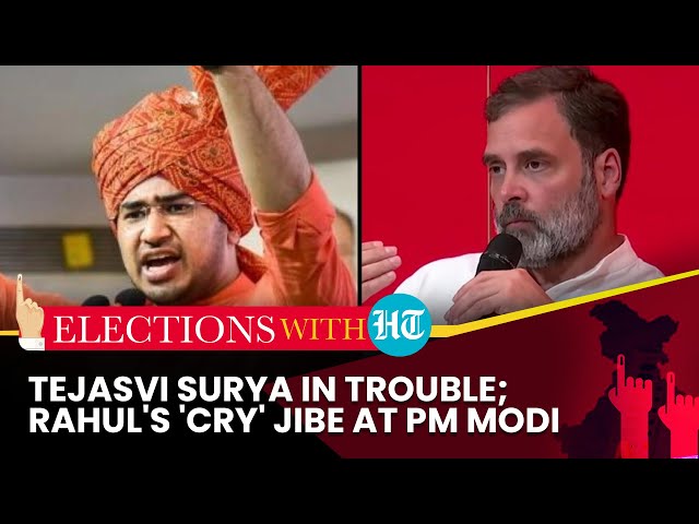Phase 2 Voter Turnout; Case Against BJP's Tejasvi Surya; Rahul Gandhi's 'Crying' Jibe At PM Modi