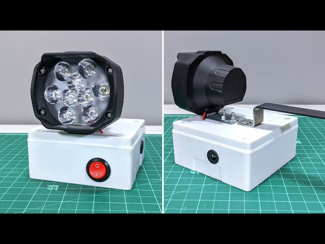 How to Make a Rechargeable Emergency Light | DIY Emergency LED Flashlight