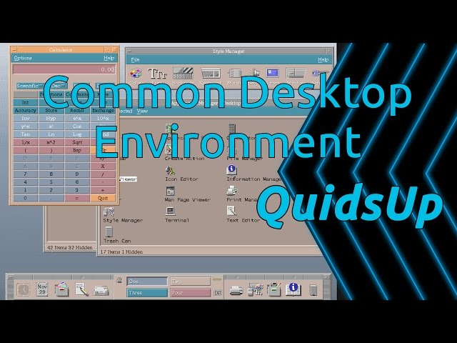 Desktop December - CDE Review - Back to the 90s