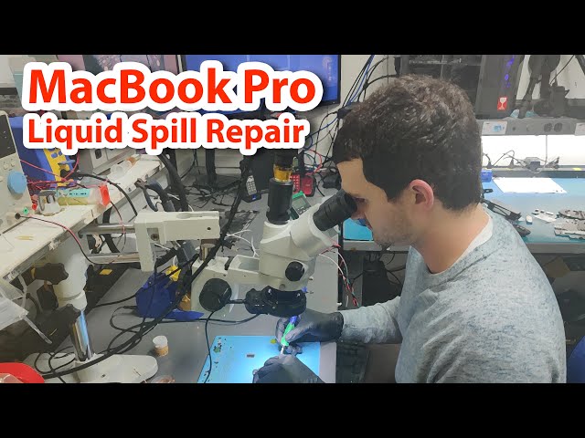 Fixing a Dead MacBook Pro 2020 A2251 with Liquid Spill