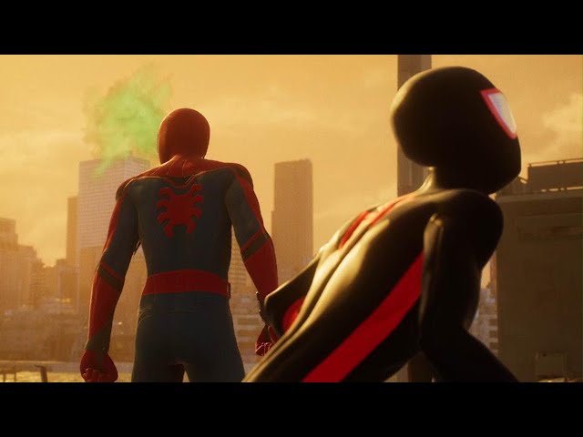 Marvel's Spider-Man 2 Peter And Miles Meet The Hunters With The Stark Tech And ATSV Suits