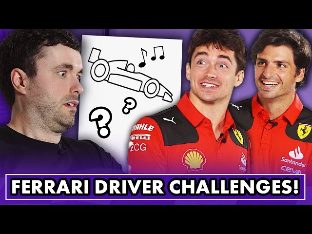 Head to Head Challenges with Charles Leclerc & Carlos Sainz
