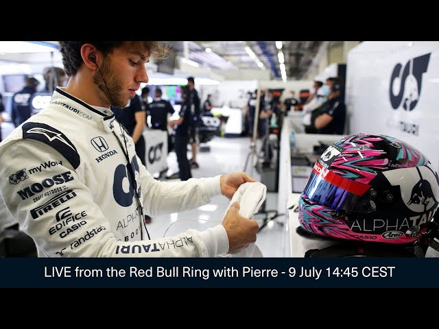 Live Chat with Pierre Gasly