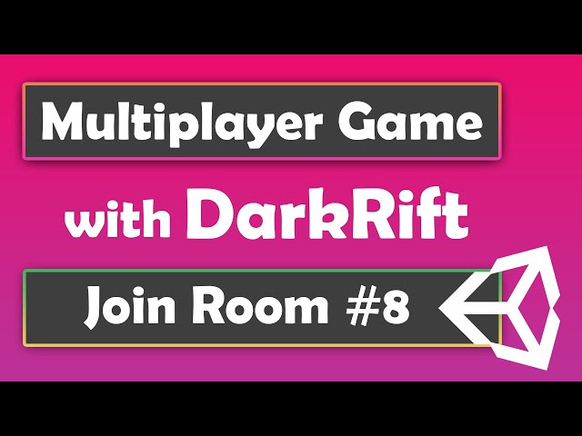How to make a multiplayer game in Unity with DarkRift - Joining Rooms #8  [Tutorial]