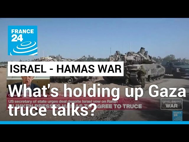 Gaza truce talks: 'Hamas demand for permanent ceasefire is the main sticking point' • FRANCE 24