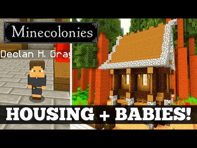 MineColonies Housing + Growing Population! #5