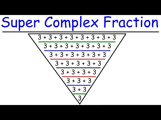 Simplifying a Super Complex Fraction!