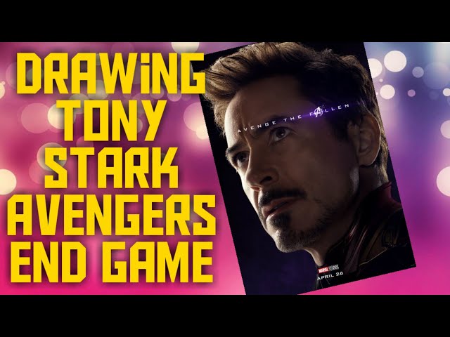 Drawing Avengers End Game, Avenge The Fallen, Iron Man