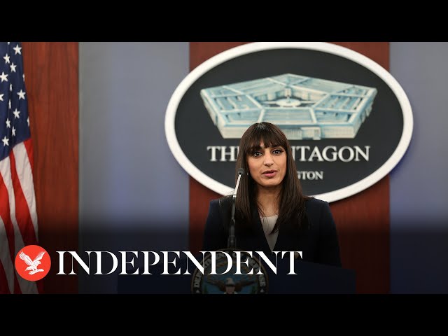 Watch again: Pentagon briefing with Deputy Press Secretary Sabrina Singh
